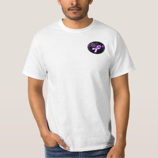För bandmedvetenhet för hopp purpurfärgad T-tröja Tee Shirt