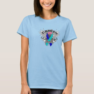 För bandThyroid för Grunge bevingad överlevande T Shirt