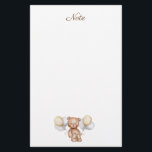 För barn av jaktdjur för kute Bear-ballonger Brevpapper<br><div class="desc">Stationeriet för för barn av kute Bear-ballonger. En söt och glad skogsmark hade en design som barn kommer att göra kärlek! Innehåller ballonger med brunbjörn och manustext.</div>