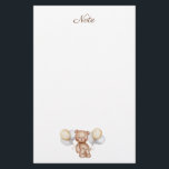 För barn av jaktdjur för kute Bear-ballonger Brevpapper<br><div class="desc">Stationeriet för för barn av kute Bear-ballonger. En söt och glad skogsmark hade en design som barn kommer att göra kärlek! Innehåller ballonger med brunbjörn och manustext.</div>