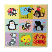 för barn av tecknad djur