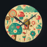 för barn Cake Pop för återställande av vintage Rund Klocka<br><div class="desc">Cute vintage retro skriker fin för barn och spädbarn är mycket söt för många av sak. Babyduschpresenter som är bra för både flickor och pojkar spädbarn babybibbkläder baby lumfiltar för barn med baby-tillbehör från baby saker, underbart för barn och abys dekoration gör att barn går ur väggkläder badar i duschkläder...</div>