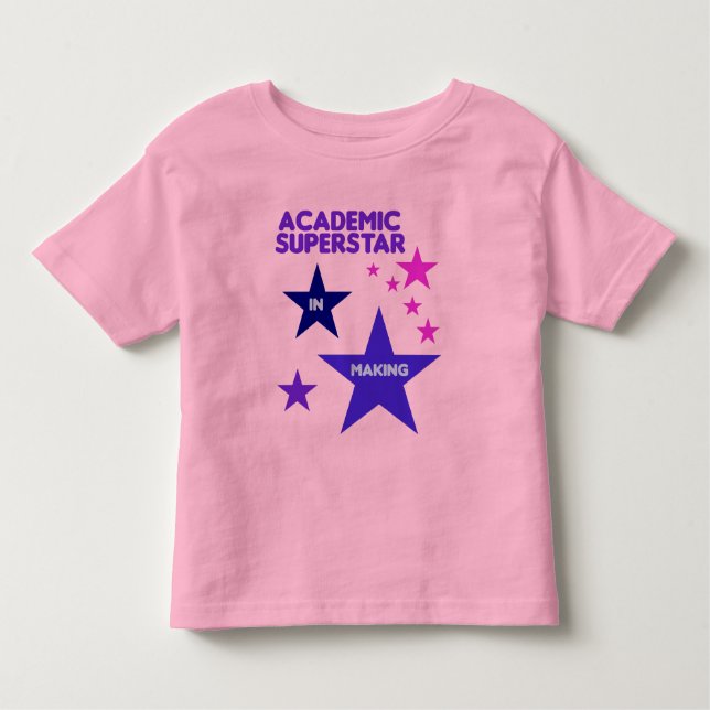 För barn för Academic Superstar T-shirt (Framsida)