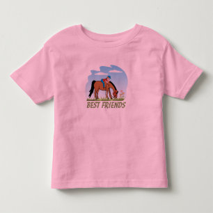 För barn för bästa vänhästskjorta t shirt