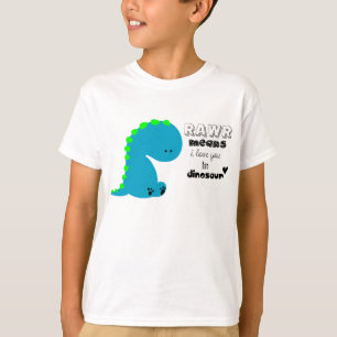 För barn för DinosaurRawr T-tröja T-shirt