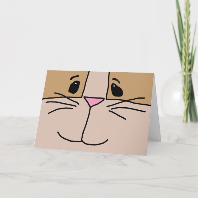 För barn för för påskhareansiktekort/påsk helgkort (Framsida)