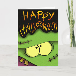 För barn för Halloween hälsningkort Kort