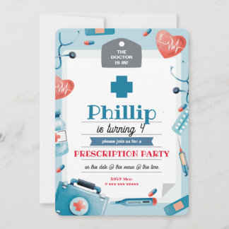 för barn för inbjudan till doktor