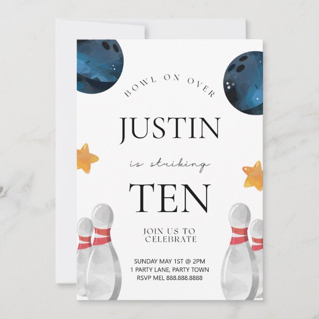 För barn för inbjudan till födelsedag (Framsida)