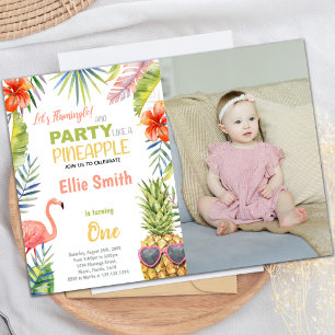 för barn för inbjudan till Tropical Party- för anp