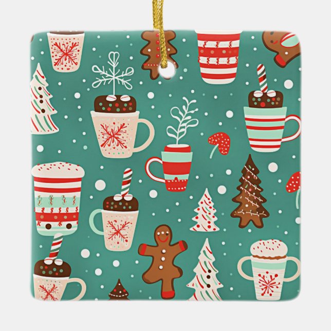 För barn för julgranar julgransprydnad keramik (Framsida)