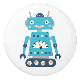 För barn för knoppar för blåttrobotdörr