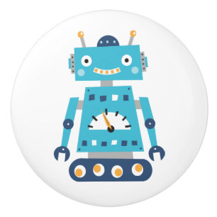 För barn för knoppar för blåttrobotdörr