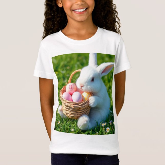 För barn för påskhare t shirt (Framsida)