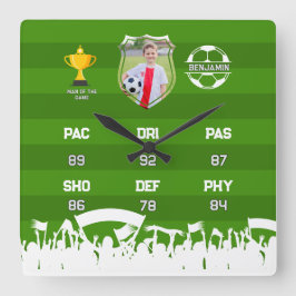 För barn för personligens fotboll, Anpassningsbarn Fyrkantig Klocka