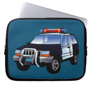 för barn för Tecknad av Akutet Poliskort Laptop Sleeve