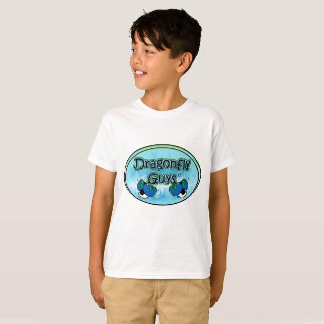 För barn för Tshirt för sländagrabblogotyp Tee (Hel framsida)