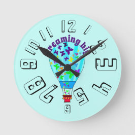 För barn för väggklocka