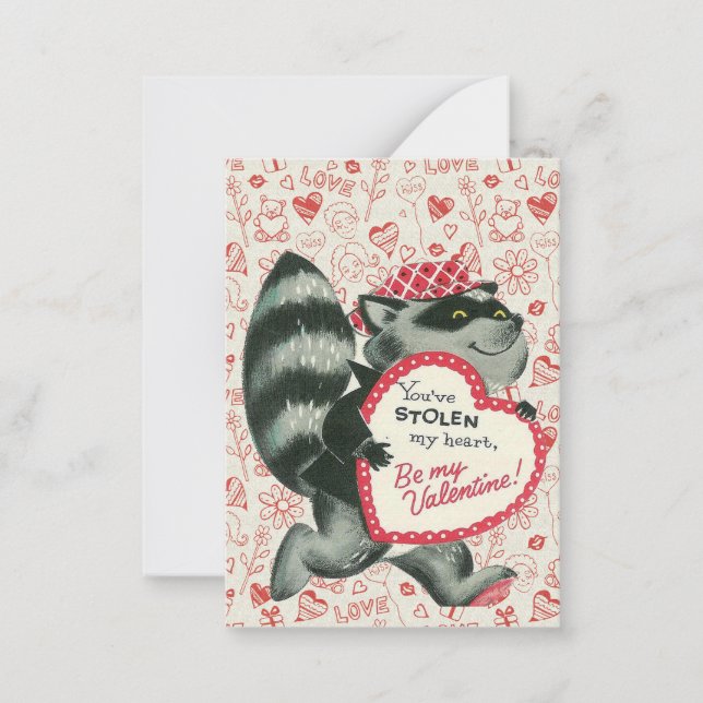 För barn för Valentine Card Pack Anteckningskort (Framsida)