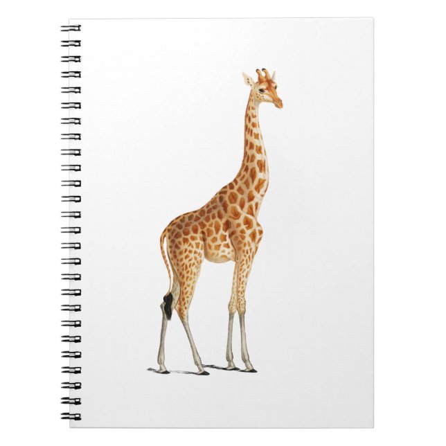 För barn Giraffe Illustration Design Anteckningsbok (Framsidan)