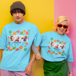 För barn med födelsedagsbarn Foto T Shirt