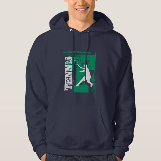 För barn och vuxnor för tennis hoodie av personlig (Framsida)