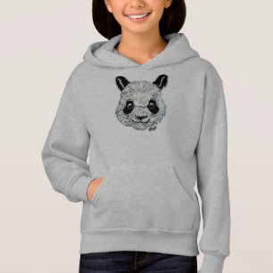 För barn - räcka den målade Pandakonstflicka tr Tee