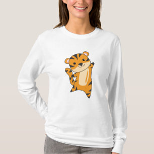 För barn Tiger Big Cat Cute Animals T Shirt