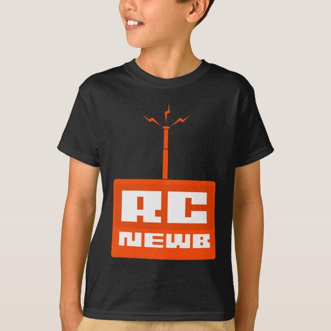 För barnsvart för RC Newb skjorta (den orange T-shirt (Framsida)
