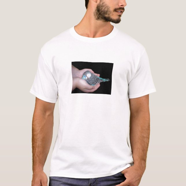 För bebisbudgie för flicka hållande skjorta t-shirt (Framsida)