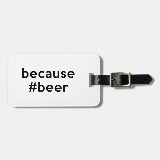 För Beer Bagagebricka (Horisontell Framsida)