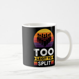 För benhårt för att dela Bowlareare för Funny Bowl Kaffemugg