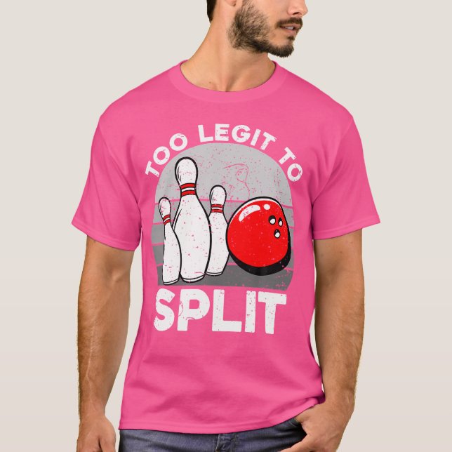 För benhårt för att dela på lusern t shirt (Framsida)