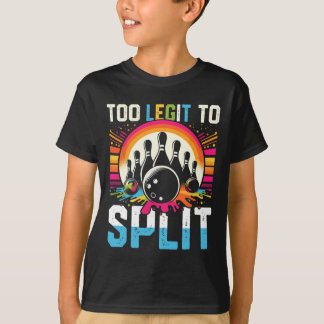 För benhårt för att dela upp skift för att ligga f t shirt