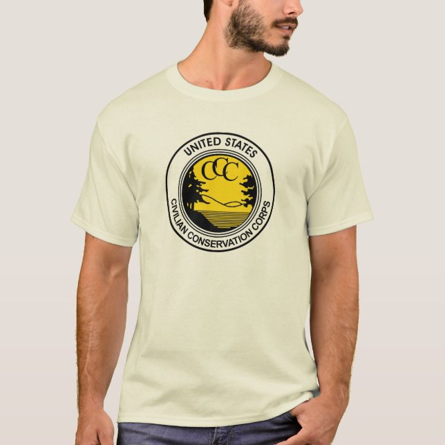 För beskyddkår för CCC civil Tribute T Shirt (Framsida)