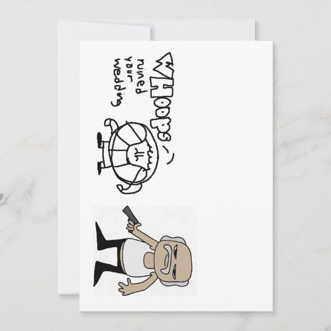 För beställ episod 2-bröllopsinbjudan inbjudningar (Framsida)