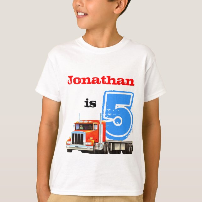 För beställnings- 5th födelsedag t-shirt (Framsida)