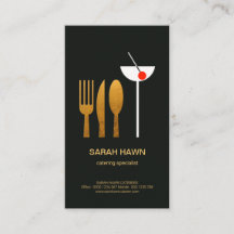 För bestickMartini för utsökt fläck guld- Caterer