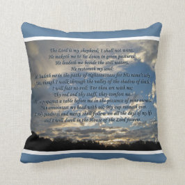 För bibelVerse för Psalm 23 härlig kristen Kudde