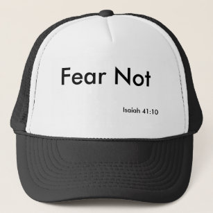 För bibelverse för skräck inte hatt keps