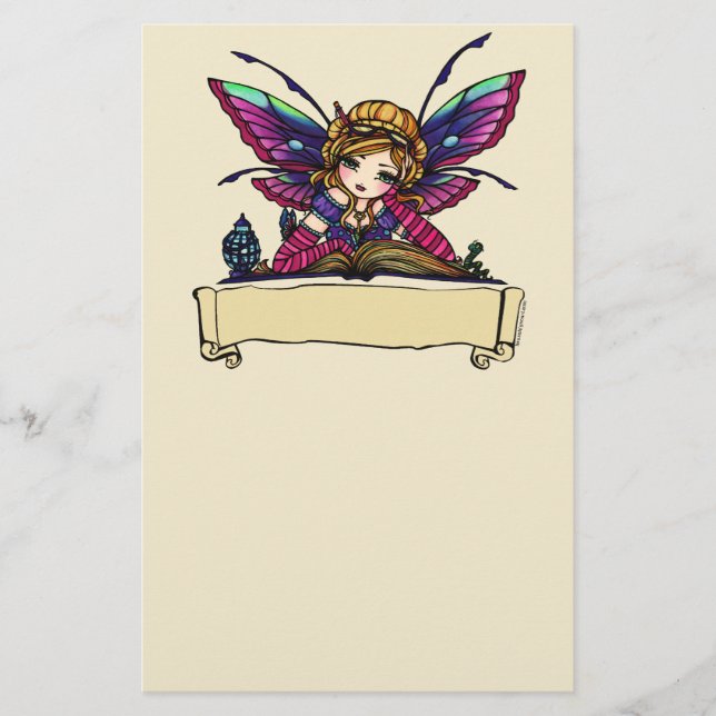 För bibliotekfantasi för bokmal felik konst av brevpapper (Framsida)