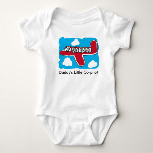 För bietbaby för pappor lite Co-pilot- en Bodysu Tee