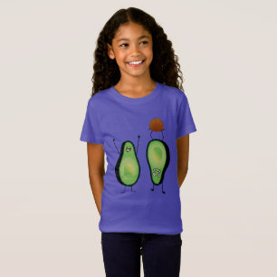 För bifallhandstans för avokado rolig grop för tee shirt
