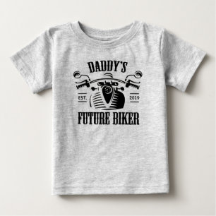 För bikermotorcykel för pappor framtida personli t shirt