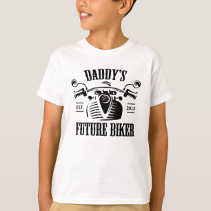 För bikermotorcykel för pappor framtida personli t shirt