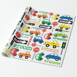 För billastbil för transport (fordon) ljus färg presentpapper