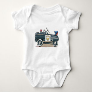 För bilsnut för polis pedal- bil tee shirt