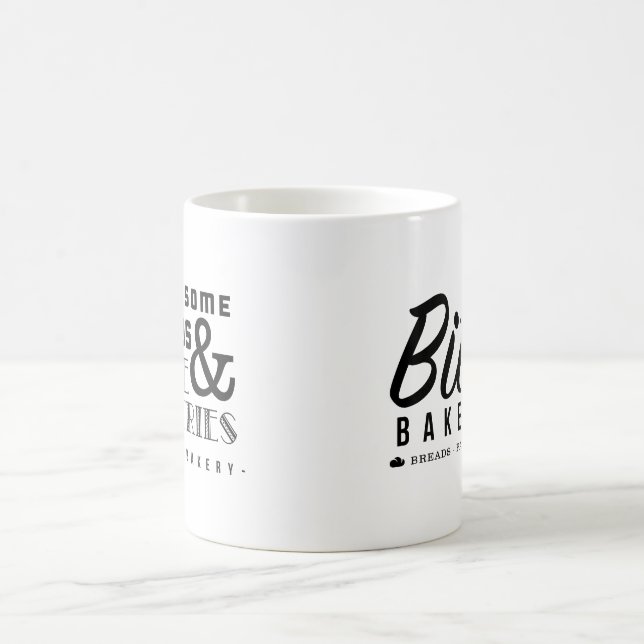 För Bittle bageri"bröd- & bakelser" 11oz-mugg Kaffemugg (Center)