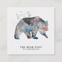 För björnnatur för *~* Magical vattenfärger