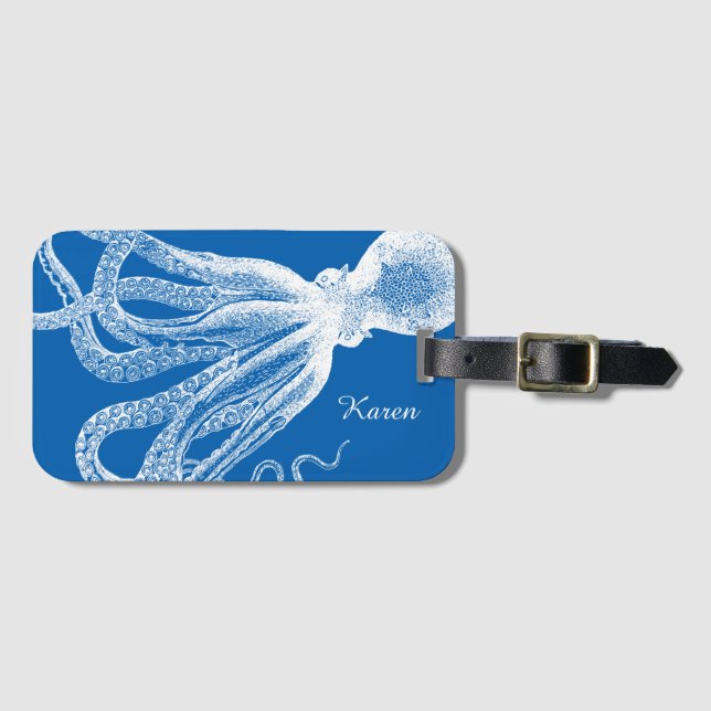 För bläckfisktentakel för djupt hav Look för Bagagebricka (Framsida horisontal)